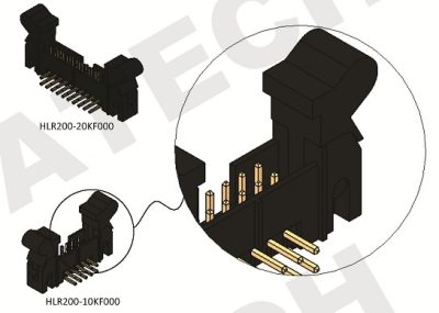 Box Header 2.00mm SMT Type with Latch Eject