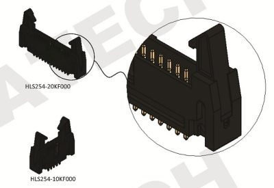 Box Header 2.54mm ST Type with Latch Eject