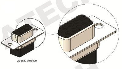 D-Sub Empty Crimp Type Receptacle