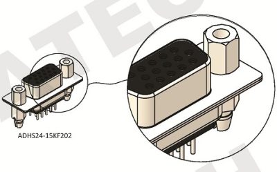 D-Sub High Density ST Type Receptacle
