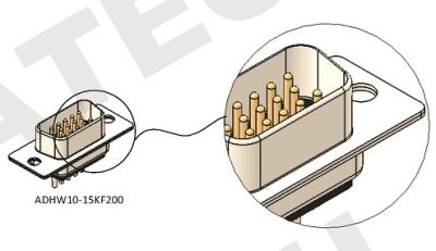 D-Sub High Density Solder Type Plug