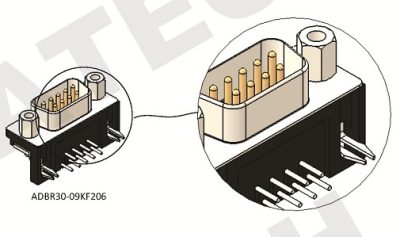 D-Sub RA PCB Type Plug