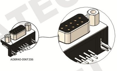 D-Sub RA PCB Type Receptacle