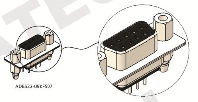 D-Sub ST PCB Type Recaptacle