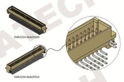 DIN41612 Male RA Type C
