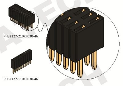 Female Header 1.27mm ST Type