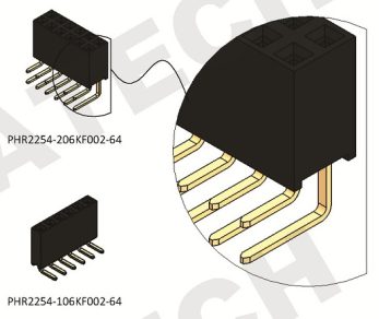 Female Header 2.54mm RA Type
