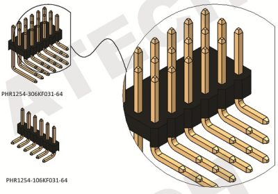 Pin Header 2.54mm RA Type