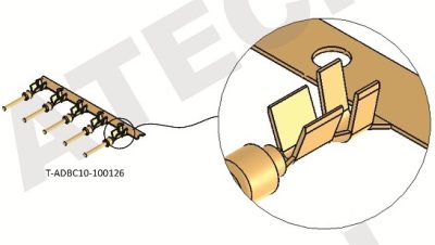 Plug Contact Empty Crimp Pin For ADBC