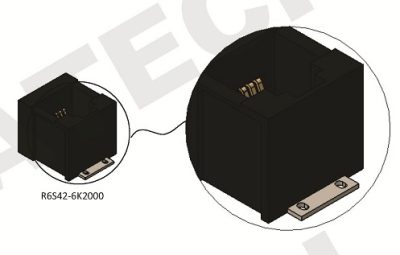 RJ11 6P6C Jack Top Entry With Stability